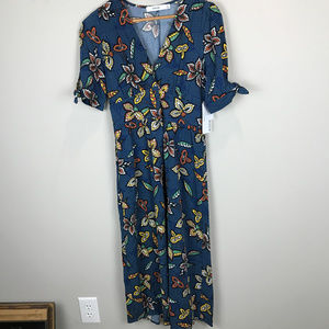 JustFab print dress Sz S